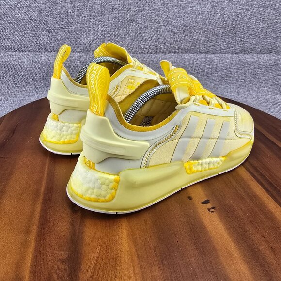 Adidas Nite‎ Jogger Yellow Sneakers Shoes Womens Size 10.5 - Picture 11 of 15